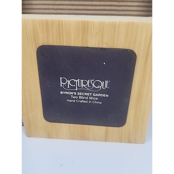 VTG Harmony Kingdom Picturesque - Byron's Secret Garden Two Blind Mice - Picture 5 of 6